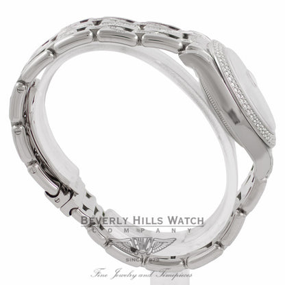 Rolex Masterpiece Oyster Perpetual Datejust Special Edition 34MM Diamond 18K White Gold 81339 - Beverly Hills Watch Store