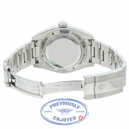 Rolex Milgauss 40mm Green Crystal Stainless Steel Black Dial 116400 F60ZNU - Beverly Hills Watch Company