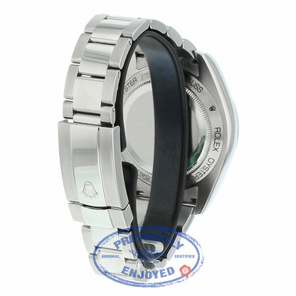 Rolex Milgauss 40mm Green Crystal Stainless Steel Black Dial 116400 F60ZNU - Beverly Hills Watch Company