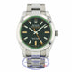 Rolex Milgauss 40mm Green Crystal Stainless Steel Black Dial 116400 7M0WVY - Beverly Hills Watch Company