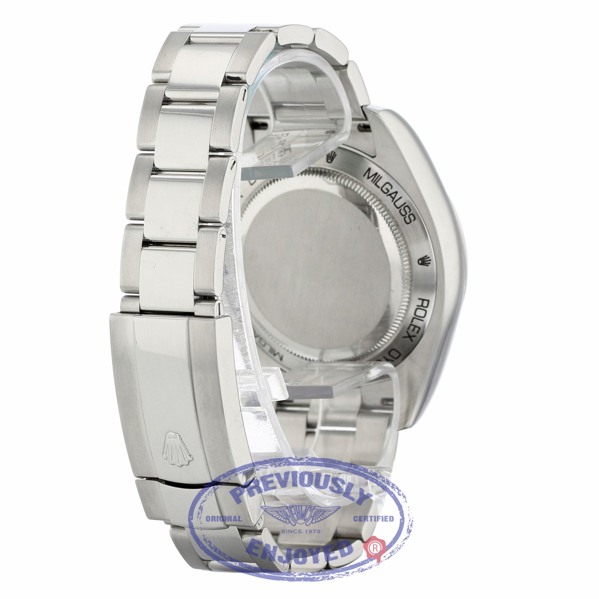 Rolex Milgauss 40mm White Dial Stainless Steel 116400 QTL00C - Beverly Hills Watch Company