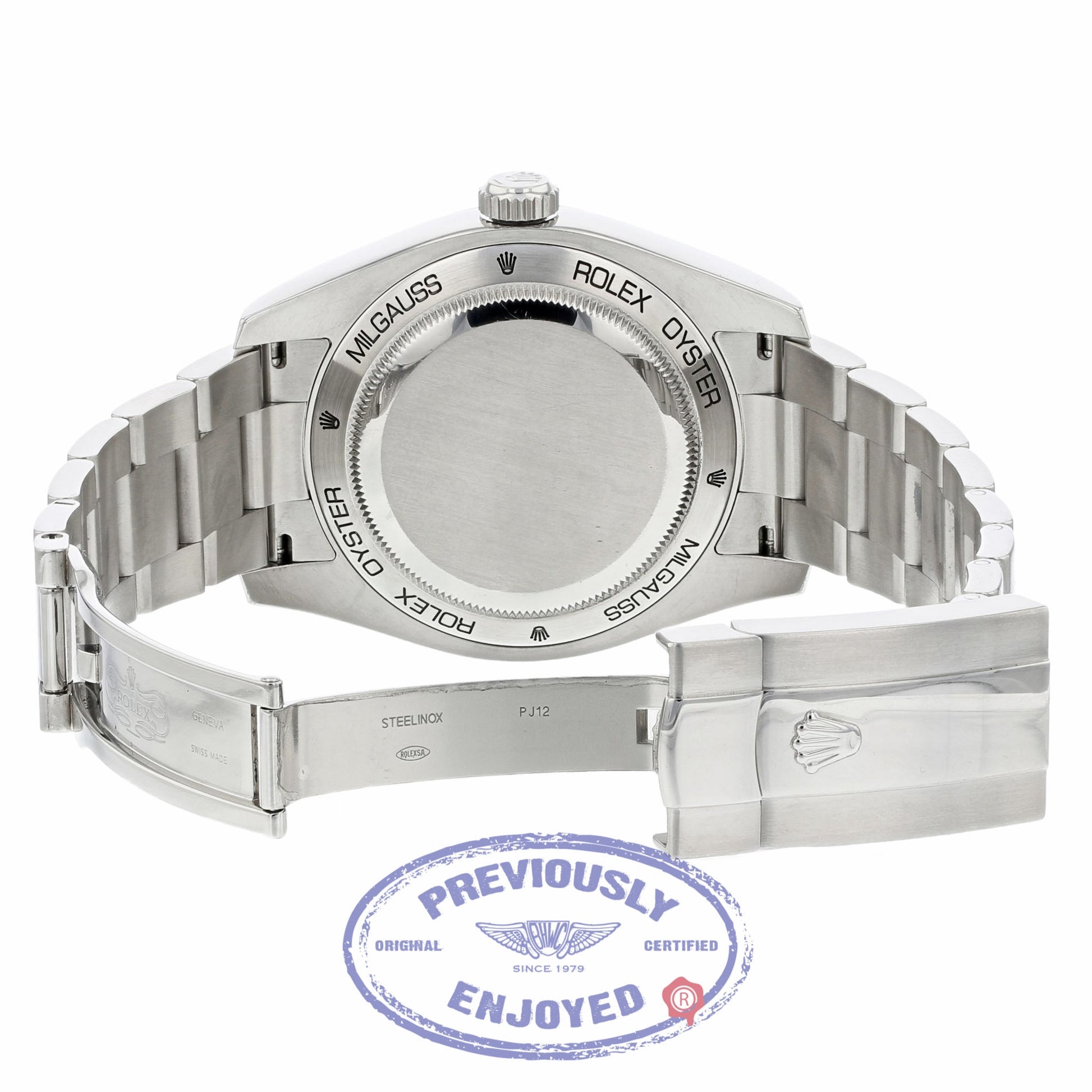 Rolex Milgauss 40mm White Dial Stainless Steel 116400 QTL00C - Beverly Hills Watch Company