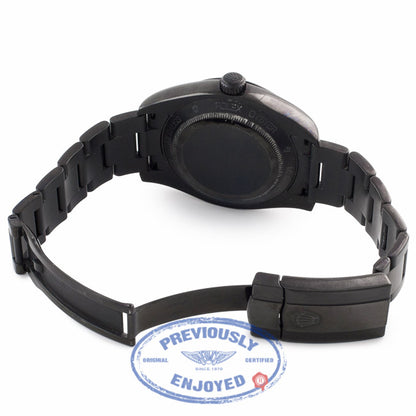 Rolex Milgauss Stainless Steel Black DLC Black Dial 116400 VZ0FV3 - Beverly Hills Watch Store