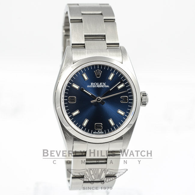 Rolex Midsize Stainless Steel "Oyster Perpetual" Ref 77080/ A series Beverly Hills Watch Company