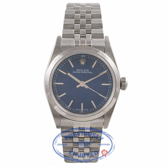 Rolex Midsize Stainless Steel Oyster Perpetual on Jubilee Bracelet 77080 0P84X7 - Beverly Hills Watch Company Watch Store