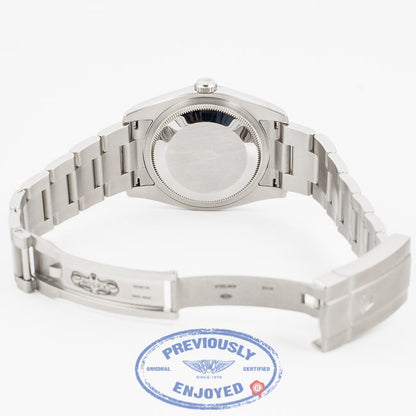 Rolex Oyster Perpetual 36mm Stainless Steel Oyster Bracelet Fluted Bezel Black/Pink 3-6-9 Dial Watch Beverly Hills Watch Company Watch Store