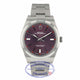 Rolex Oyster Perpetual 39mm Stainless Steel Red Grape Dial Index Markings Bracelet 114300 8HTE0E - Beverly Hills Watch Company