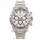 Rolex Daytona Chronograph 18K White Gold Oyster Bracelet Silver Arabic Dial Watch 116509 - Beverly Hills Watch Company Watch Store