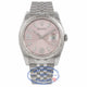 Rolex DateJust Pink Diamond Dial 18k White Gold Fluted Bezel 116234 HNYVSE - Bervely Hills Watch Company Watch Store