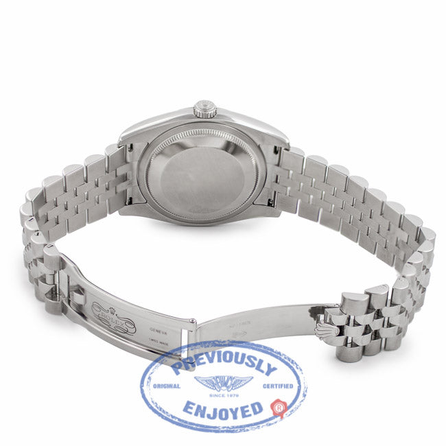Rolex DateJust Pink Diamond Dial 18k White Gold Fluted Bezel 116234 HNYVSE - Bervely Hills Watch Company Watch Store