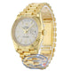 Rolex Day-Date President 40MM Yellow Gold Fluted Bezel Silver Motif Dial 228238 0MDXKL - Beverly Hills Watch Company