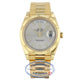 Rolex Day-Date President 40MM Yellow Gold Fluted Bezel Silver Motif Dial 228238 0MDXKL - Beverly Hills Watch Company