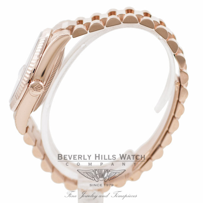 Rolex Day-Date President Everose 36MM Pink Champange Diamond Dial 118235 - Beverly Hills Watch Company Watch Store