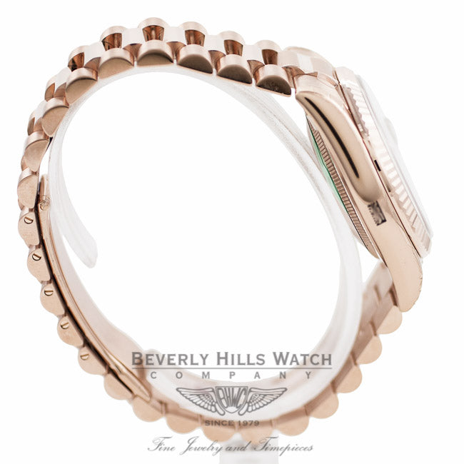 Rolex Day-Date President Everose 36MM Pink Champange Diamond Dial 118235 - Beverly Hills Watch Company Watch Store