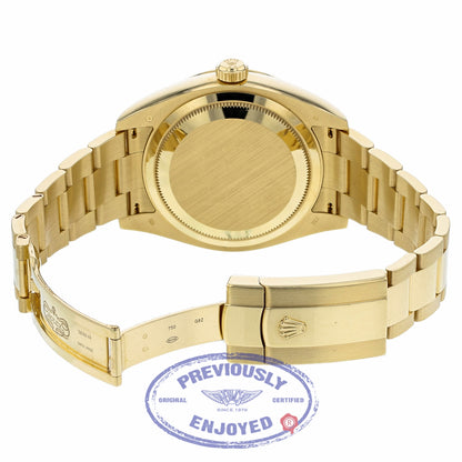 Rolex Sky-Dweller Yellow Gold 42mm Dual Time Annual Calendar Champagne Sunray Dial 326938 HZDRHW - Beverly Hills Watch Company