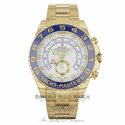 Rolex Yacht-Master II 44mm Yellow Gold Watch 116688 D0V6ZJ - Beverly Hills Watch Company