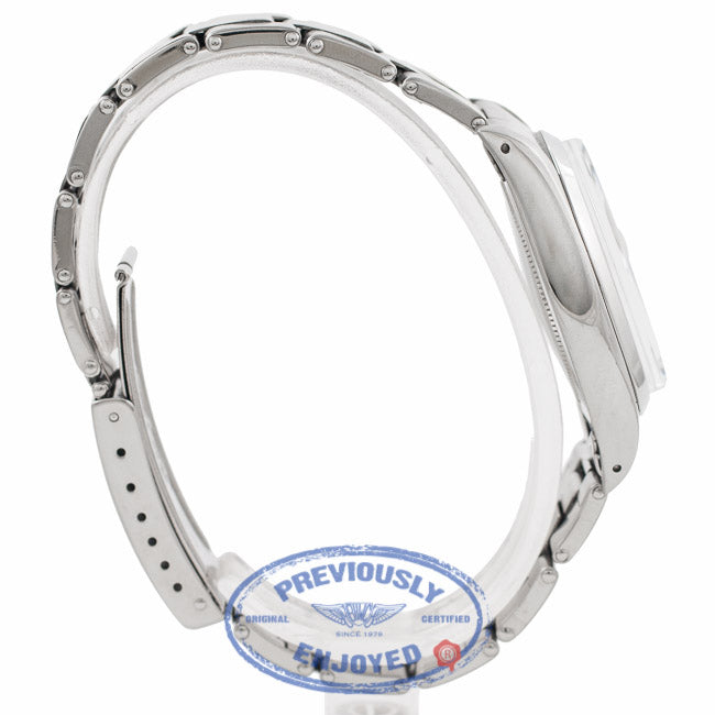 Rolex Date Oyster Precision 34MM Stainless Steel Silver Dial Vintage 6694 NICHIZ - Beverly Hills Watch Company Watch Store