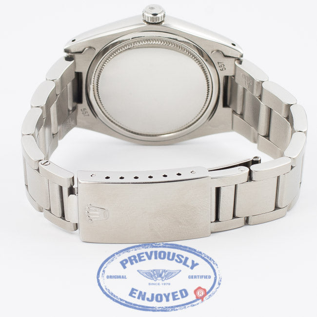 Rolex Oysterdate Precision 34mm 'Tur RoGo Date' Stainless Steel Oyster Bracelet Turquoise Dial Rose Gold Arabic Numerals/Hands  Beverly Hills Watch Company Watch Store