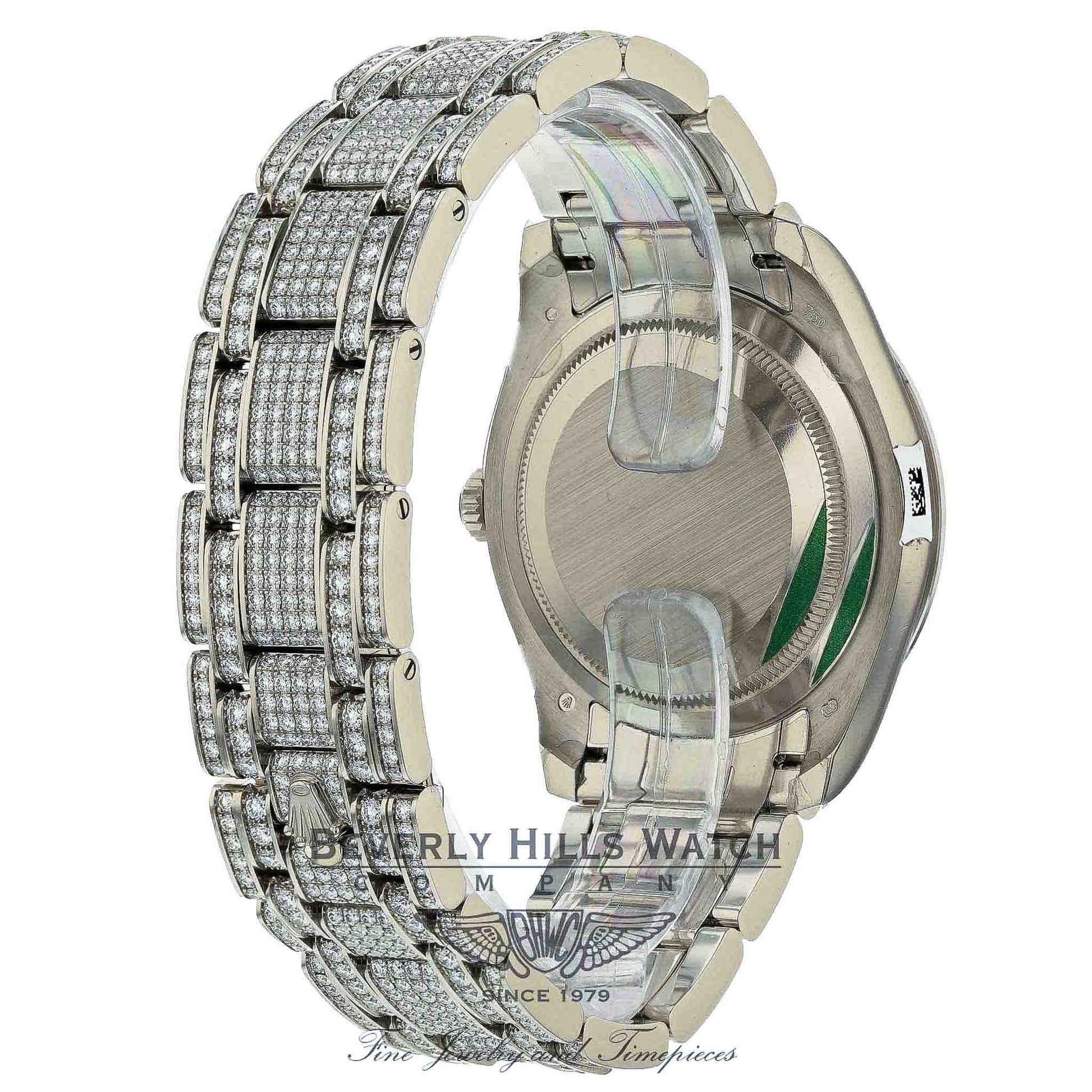 Rolex Pearlmaster 39mm Datejust White Gold Paved Diamonds 86409RBR RD7P29