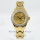 Rolex Pearlmaster 18K Yellow Gold Diamond Bezel Diamond Dial Ladies Watch 80298 Beverly Hills Watch Company Watches