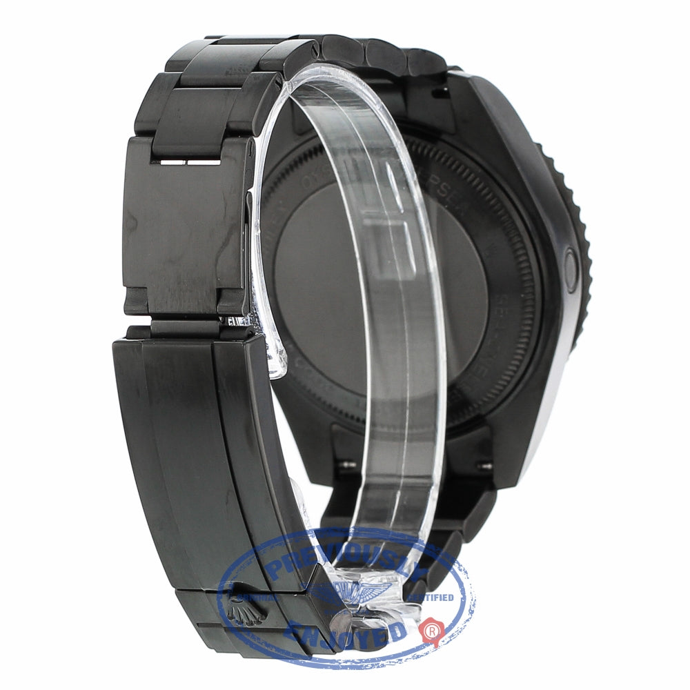 Rolex DeepSea Sea-Dweller Blackout 44mm DLC 116660 F47UVN - Beverly Hills Watch Company