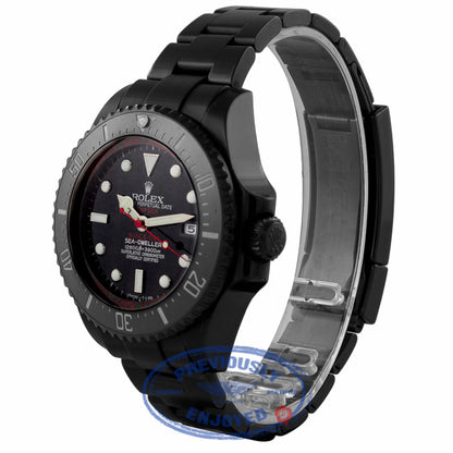 Rolex Deep Sea Deep Red "Black-Out" 44mm 116660 8MWV9Y - Beverly Hills Watch Company