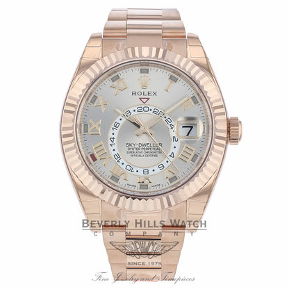 Rolex Sky Dweller Rose Champagne Dial Everose Gold 326935 Z9YJL0 - Beverly Hills Watch Company