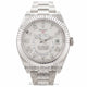 Rolex Sky-Dweller 18k White Gold Bidirectional Rotatable Ring Command Bezel 326939 3788A1 - Beverly Hills Watch Company Watch Store