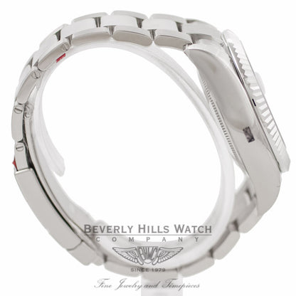 Rolex Sky-Dweller 18k White Gold Bidirectional Rotatable Ring Command Bezel 326939 01FNFW - Beverly Hills Watch Company Watch Store