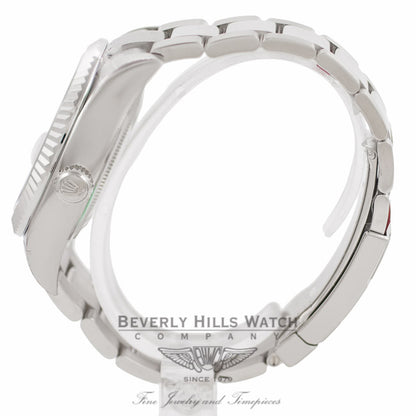 Rolex Sky-Dweller 18k White Gold Bidirectional Rotatable Ring Command Bezel 326939 01FNFW - Beverly Hills Watch Company Watch Store