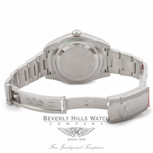 Rolex Sky-Dweller 18k White Gold Bidirectional Rotatable Ring Command Bezel 326939 01FNFW - Beverly Hills Watch Company Watch Store