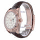 Rolex Sky-Dweller 18K Everose 42mm White-Stick Dial Leather Strap Watch 326135 XLKT4N - Beverly Hills Watch Company