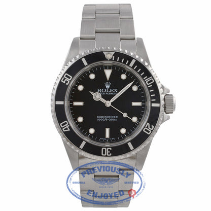 Rolex Submariner 40MM Stainless Steel Black Dial No Date Oyster Bracelet 14060 D0U56W - Beverly Hills Watch Company Watch Store