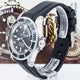 Rubber B Black Rubber Strap for Rolex Submariner 5512  M106-BK with a Tang Buckle Beverly Hills Watch Company Watch Store