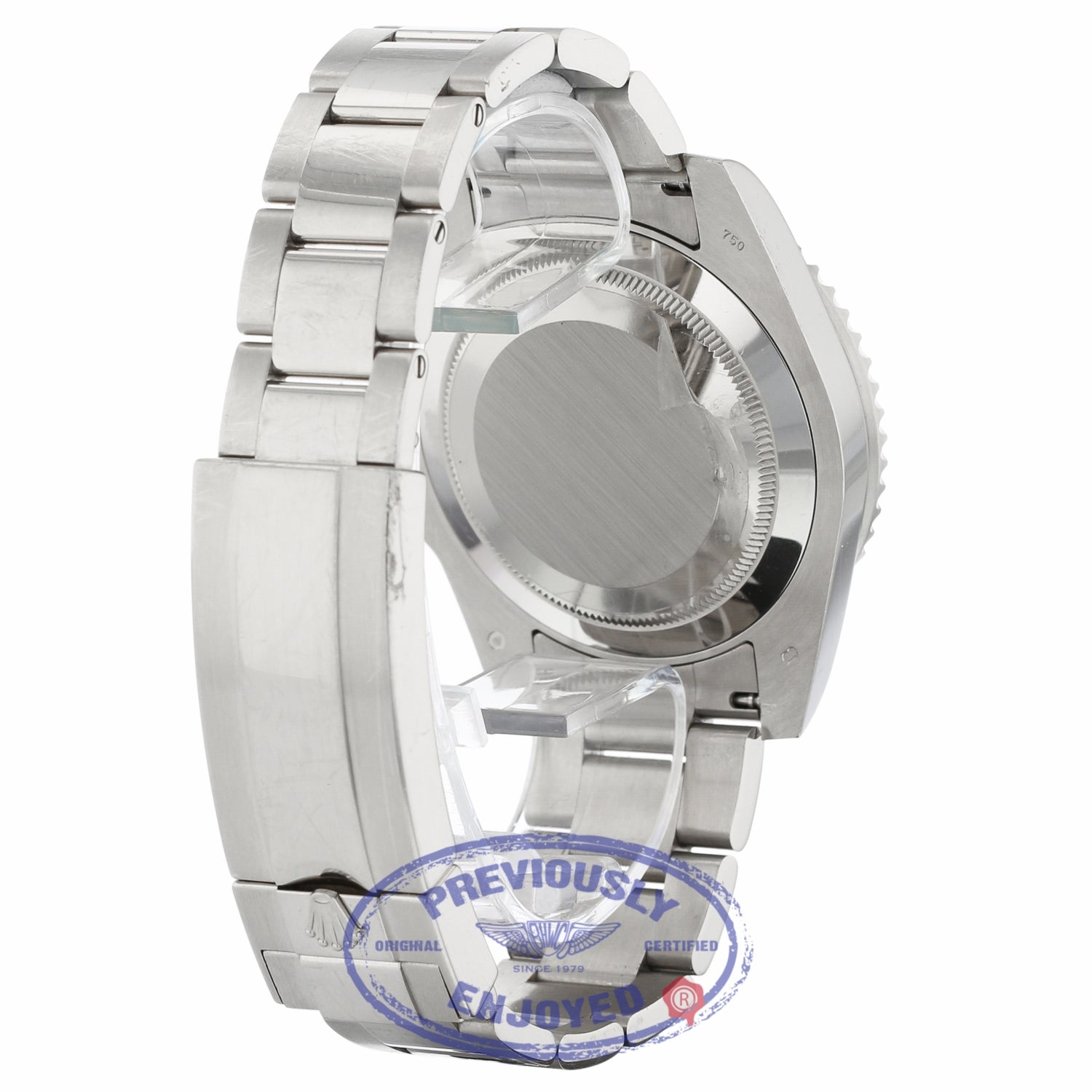 Rolex Submariner 18K White Gold Oyster Bracelet Blue Dial Blue Ceramic Bezel 40mm Dive 116619 LLZ1PE - Beverly Hills Watch