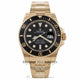 Rolex Submariner 18K Yellow Gold Oyster Bracelet Ceramic Bezel Black Dial Watch 116618 AQ01WZ - Beverly Hills Watch Company Watch Store