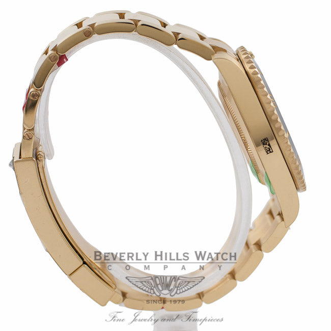 Rolex Submariner 18K Yellow Gold Oyster Bracelet Ceramic Bezel Black Dial Watch 116618 AQ01WZ - Beverly Hills Watch Company Watch Store