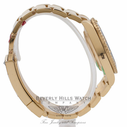 Rolex Submariner 18K Yellow Gold Oyster Bracelet Ceramic Bezel Black Dial Watch 116618 AQ01WZ - Beverly Hills Watch Company Watch Store