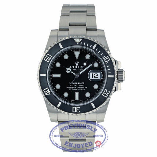 Rolex Oyster Perpetual Submariner 40mm Black Dial Black Cerachrom Bezel Steel 116610LN VZMMP1 - Beverly Hills Watch