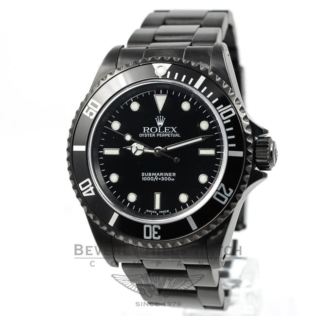 Rolex Blind Phantom Sub PVD Submariner Watch 10640 Beverly Hills Watch Company Watches