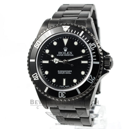 Rolex Blind Phantom Sub PVD Submariner Watch 10640 Beverly Hills Watch Company Watches