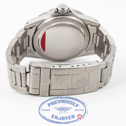 Rolex Submariner 5513 Stainless Steel Oyster Bracelet Black Dial Black Bezel Glossy Dial White Gold Surrounds 2 Line Feet First Dial Acrylic Crystal No Date Vintage Watch Beverly Hills Watch Company Watch Store