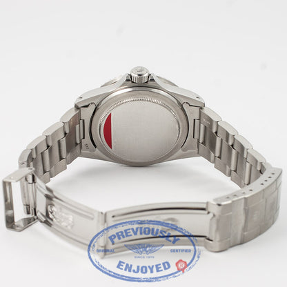 Rolex Submariner 5513 Stainless Steel Oyster Bracelet Black Dial Black Bezel Glossy Dial White Gold Surrounds 2 Line Feet First Dial Acrylic Crystal No Date Vintage Watch Beverly Hills Watch Company Watch Store