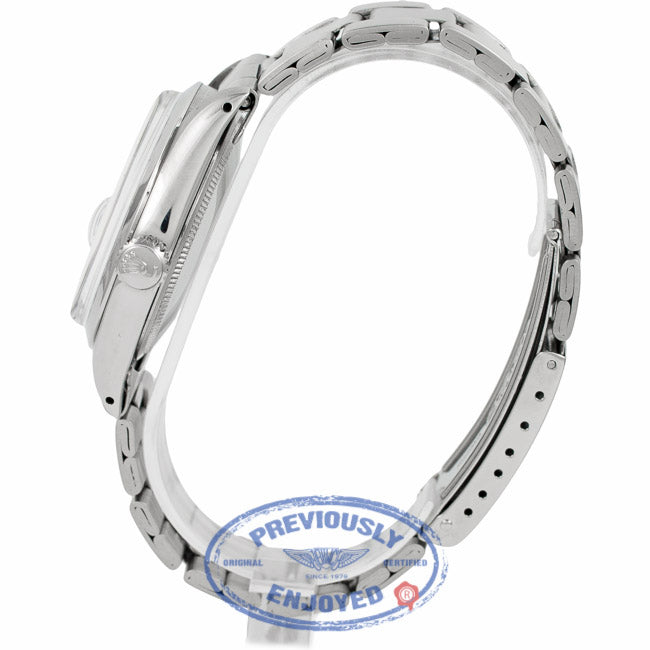 Rolex Vintage Date Silver Dial Stainless Steel Oyster Perpetual 1500 RGNXUV - Beverly Hills Watch Company Watch Store