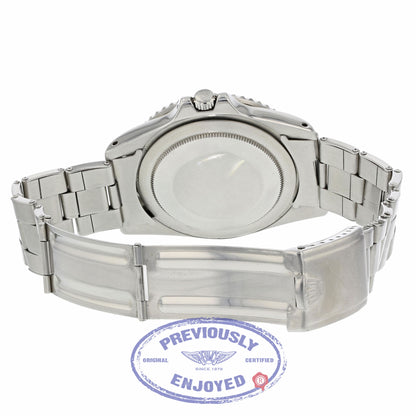 Rolex GMT Master Stainless Steel Blue and Red 'Pepsi' Bezel Vintage 1675 NENY4Z - Beverly Hills Watch Company