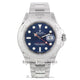 Rolex Yachtmaster 40mm Stainless Steel and Platinum Bezel Blue Dial 116622 - Beverly Hills Watch Company