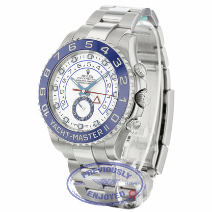 Rolex Yacht-Master II 44MM Stainless Steel Blue Cerachrom 116680 RJXC77 - Beverly Hills Watch Company
