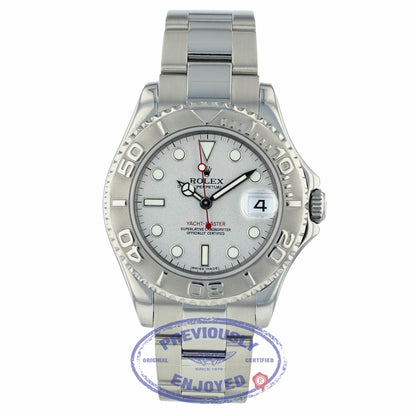Rolex Yachtmaster 35mm Stainless Steel and Platinum 168622 T0Z001