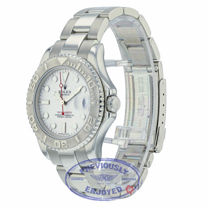 Rolex Yachtmaster 35mm Stainless Steel and Platinum 168622 T0Z001