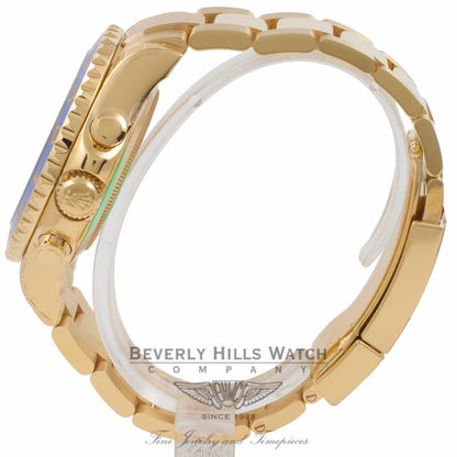 Rolex Yacht-Master II 18k Yellow Gold 90 Degree Rotatable Blue Ceramic Ring Command Bezel 116688 CKR0ER - Beverly Hills Watch Company Watch Store